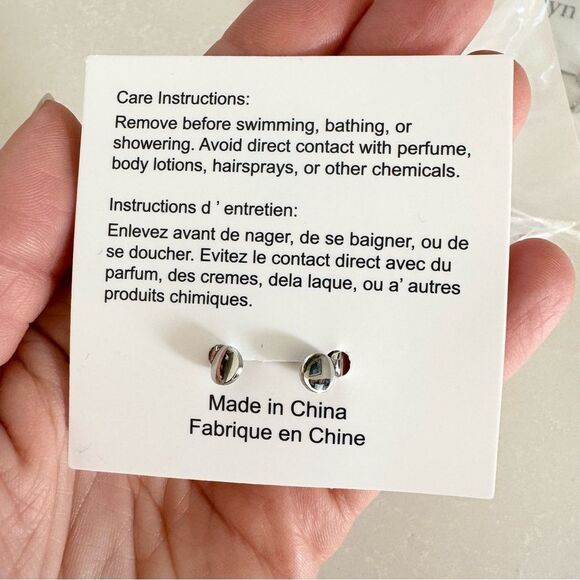 Marlyn Schiff Disc Pave Adjustable Ring NWT Silver - Picture 4 of 4